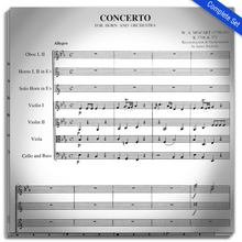 Load image into Gallery viewer, Mozart, W.A. (1756-1791): Concerto in E♭ (Flat) Major, K.370b/371