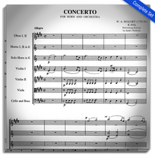 Load image into Gallery viewer, Mozart, W.A. (1756-1791): Concerto in E Major, K.494a