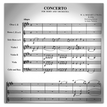 Load image into Gallery viewer, Mozart, W.A. (1756-1791): Concerto in E Major, K.494a