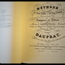 Load image into Gallery viewer, Dauprat, L-F: Method for Cor Alto & Cor Basse (English)