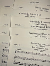 Load image into Gallery viewer, Telemann, G.P. (1681-1767): Concerto in E Flat for 2 Horns, TWV 54:Es1