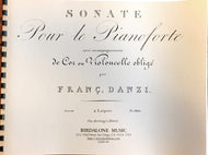Danzi, Franz (1763-1826): Sonata in E minor, op.44