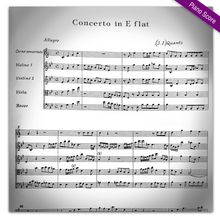 Load image into Gallery viewer, Quantz, J.J. : (1697-1773): Concerto in E♭ (Flat) Major
