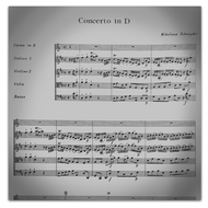 Schneyder, Nikolaus: Concerto in D Major for Horn & String Orchestra (1989)