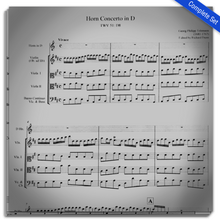 Load image into Gallery viewer, Telemann, G.P (1681-1767): Concerto for Horn in D Major, TWV 51:D8
