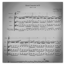 Load image into Gallery viewer, Telemann, G.P (1681-1767): Concerto for Horn in D Major, TWV 51:D8
