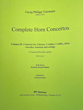 Load image into Gallery viewer, Telemann, G.P (1681-1767): Concerto in F for 2 Horns TWV 54:F1
