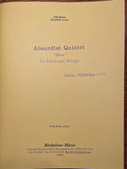 Nicholas, James: Quintet in E flat, for Horn & Strings 