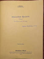 Nicholas, James: Quintet in E flat, for Horn & Strings