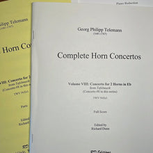 Load image into Gallery viewer, Telemann, G.P. (1681-1767): Concerto in E Flat for 2 Horns, TWV 54:Es1
