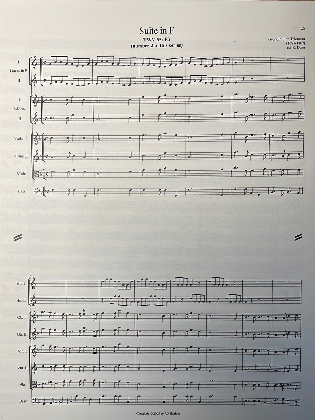 Telemann, G.P. (1681-1767): Seven Orchestral Suites With Horns