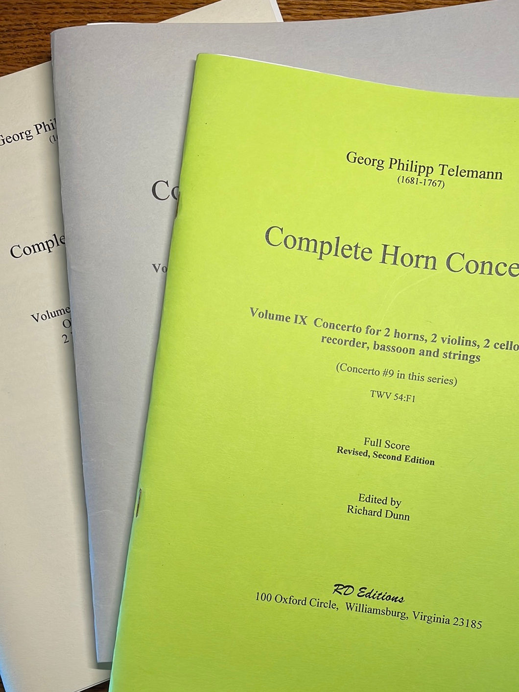 Telemann, G.P (1681-1767): Concerto in F for 2 Horns TWV 54:F1